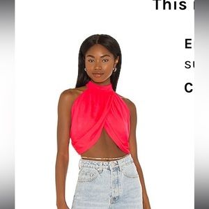 Superdown Emani Wrap Crop Top
Xs